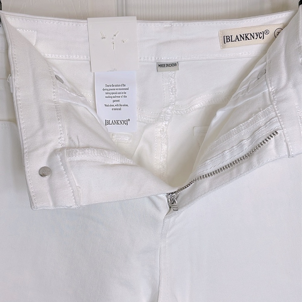 BLANKNYC The Hoyt White High-Rise Mini Flare Stretch Nordstrom Jeans Size 6 / 28 - Picture 9 of 17